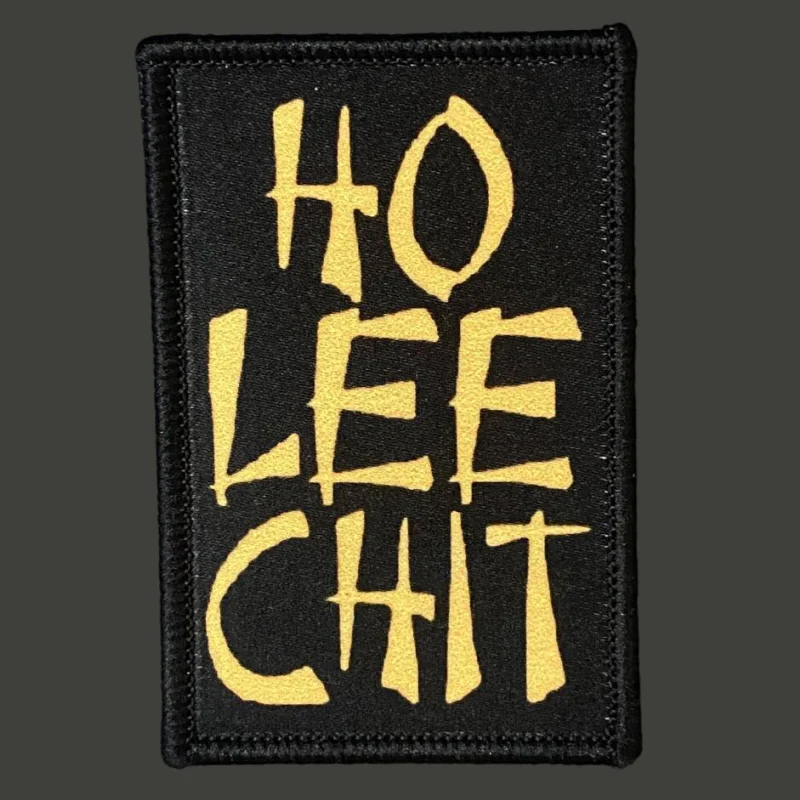 

HOLEE CHIT Patch Tactical Morale Badge Print Hook and Loop Military Backpack Clothing Decorative Accessory Sticker Armband