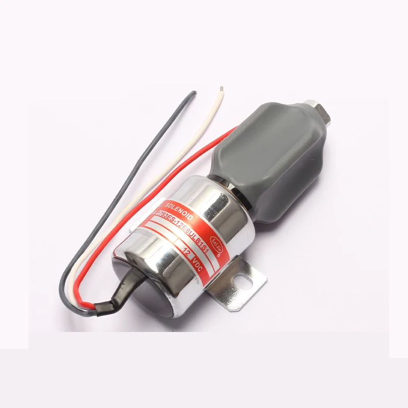 Excavator accessories 12V 24V 1753ES-12E6ULB1S1 Engine flameout switch off stop oil valve flameout solenoid valve iron