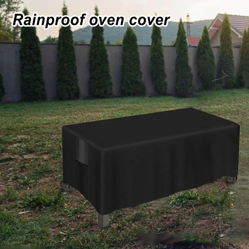 Firepit Waterproof Cover 420d Waterproof Fire Bowl Cover Stove Bonfire Burning Fire Stove Fireplace Grill Cover Grill