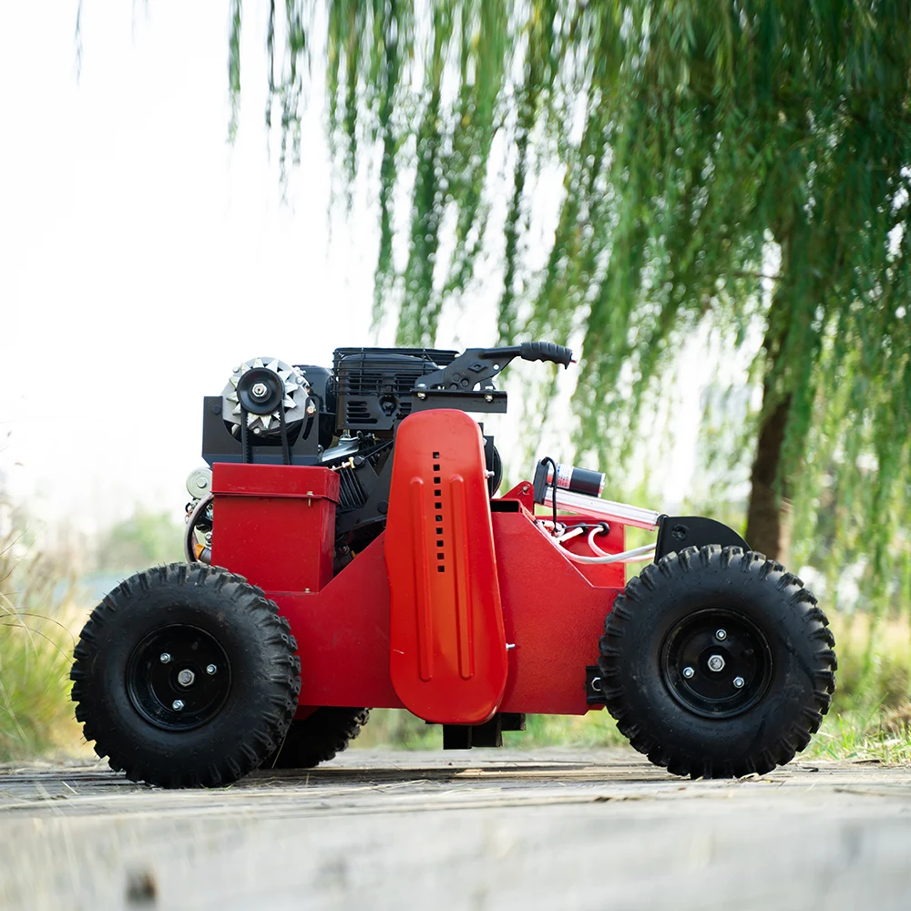 Crawler Lawn Mower Crawler All Terrain Remote Lawn Mower Remote Control Garden Mower for Sale