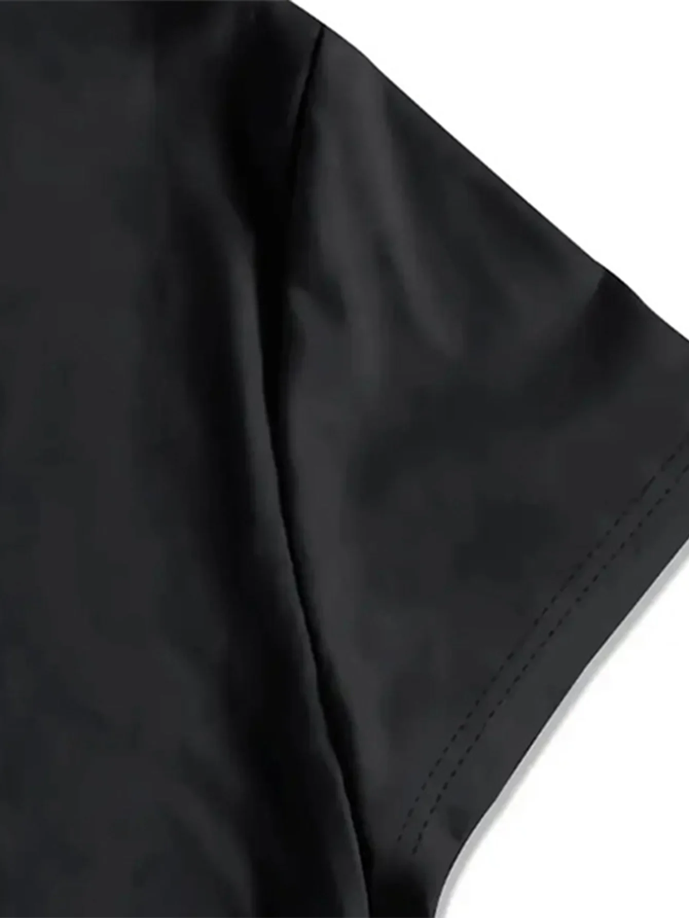 Camiseta de cuello redondo 100% de algodón para niñas cortas, camiseta de talla grande perfectamente crevada, ropa de calle informal para mujer, camiseta de manga corta a la moda