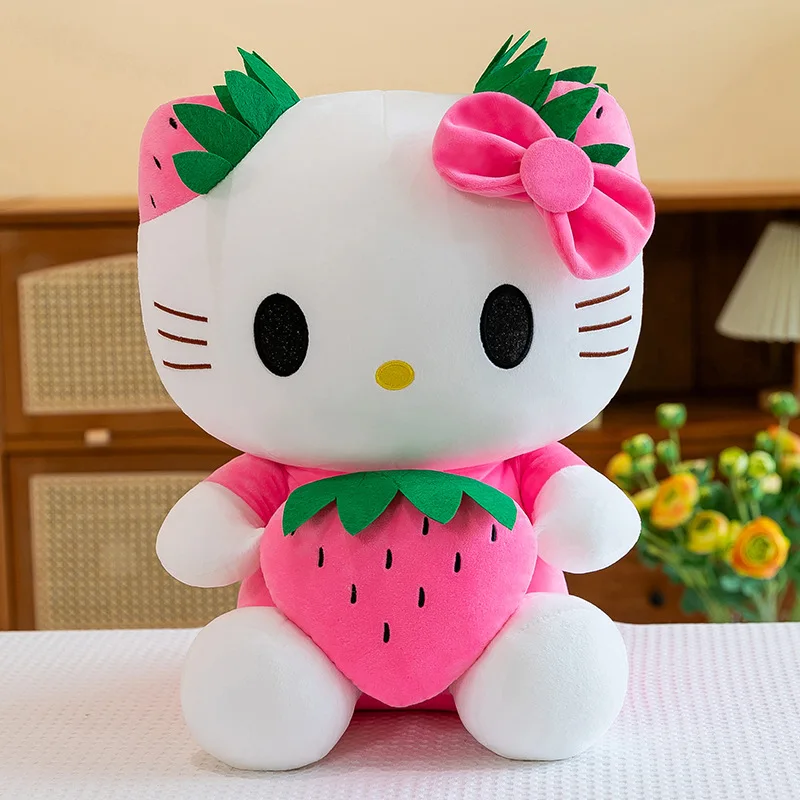 Sanrio Hello Kitty Plüschtiere Anime Cartoon Kawaii Kissen Puppe Stofftier Kinder Plüschtiere Raumdekoration Geburtstagsgeschenk