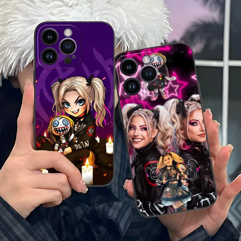 

Чехол для мобильного телефона Alexa Bliss для iPhone 17, 16, 15, 14, 13, 12, 11 X XR XS 8 7 Pro Max Plus, мини-цветный защитный роскошный чехол для мобильных телефонов