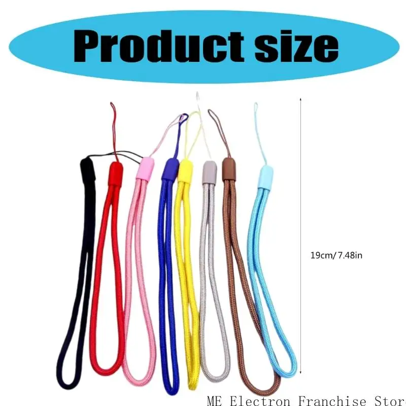 50Pcs Colorful Nylon Wrist Straps Hand Wrist Strap Lanyard For Keychain Phone Cameras Key Badge Holder USB Flash Drives