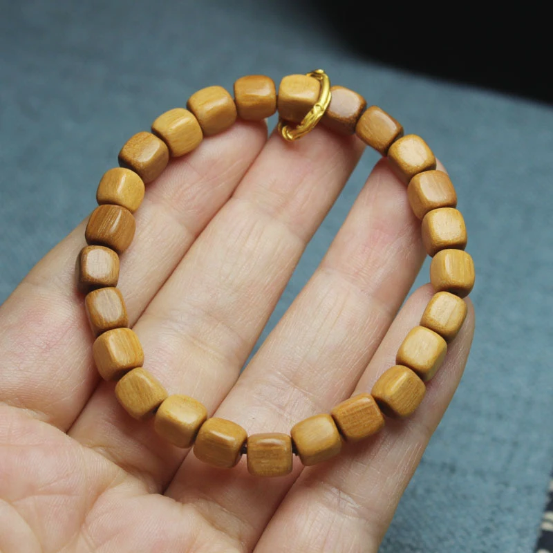 

Indonesian Sandalwood , Sugar Cube , Qiankun , Running Ring Bracelet for Men and Women