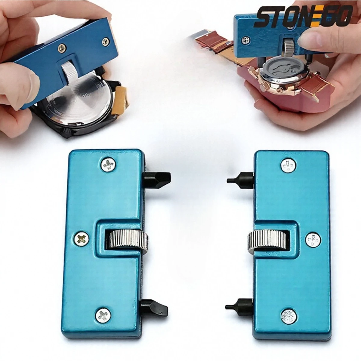 Watch Case Opener Repair Tool Kit 1PC for Opening Timepieces Durable Watch Repair Tools Blue