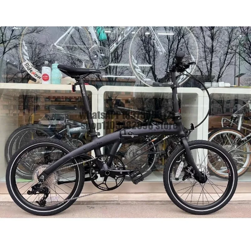 P10 folding bicycle new PAA003 big line P10 disc brake 10 speed hollow integrated tooth plate
