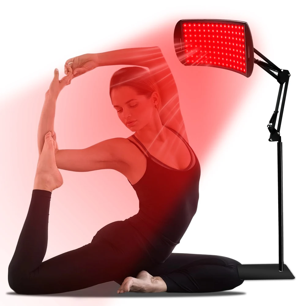 

Adjustable Red Led Light Therapy Panel with Stand 660nm 850nm Led Light Therapy Device for Body LED Red Light Therapy Lamp