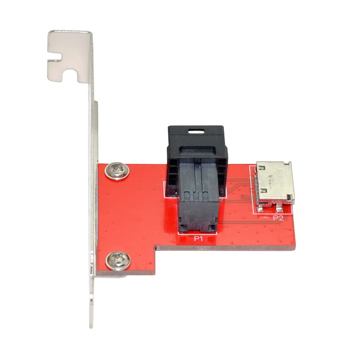 

Oculink SFF-8611 SFF-8612 PCBA Female to PCI-Express 4.0 Mini SAS HD SFF-8643 Adapter With Bracket