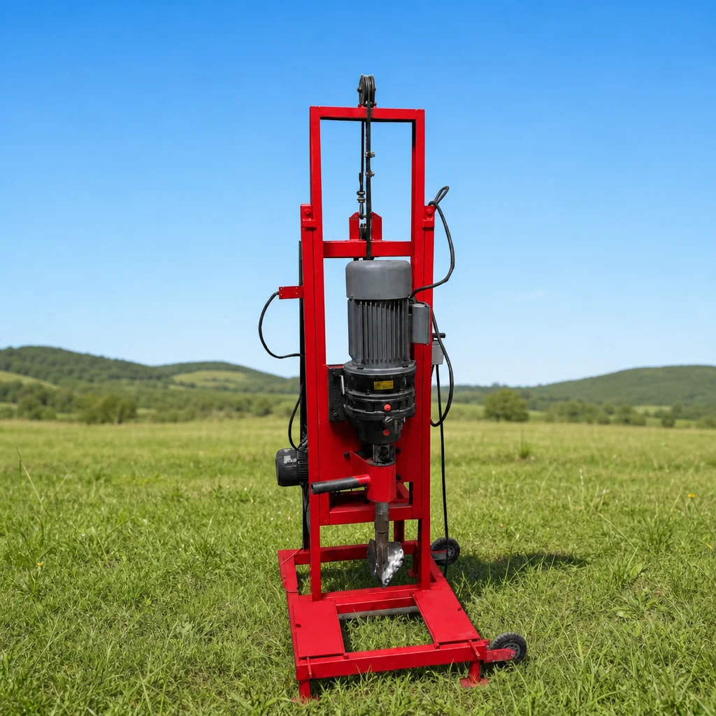 Customized Water Well Drilling Equipment 100m Hydraulic System Durable Structure Mobile Type Drilling Rig
