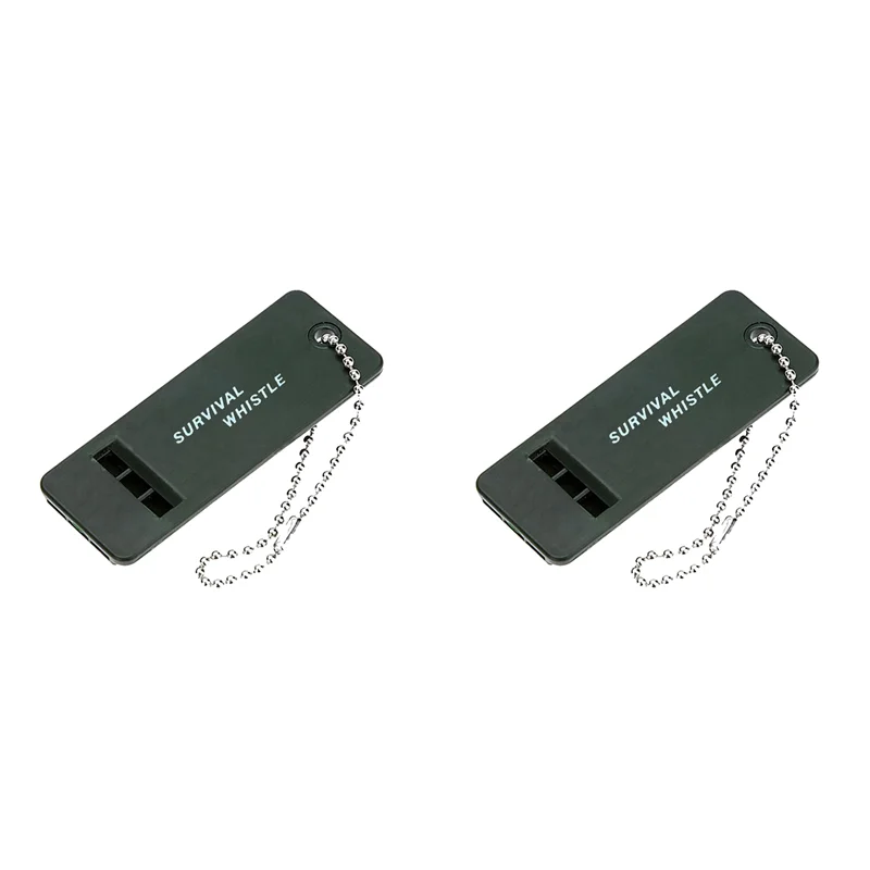 

2X 3 Frequency Whistle Outdoor Survival Whistle Keychain Rugby Referee Camping Emergency Survival Whistle Outdoor Tools