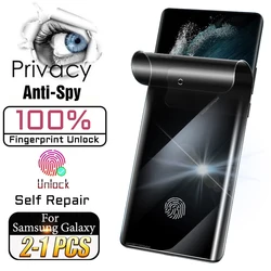 Self Repair Privacy Film For Samsung Galaxy S26 S25 S24 S23 Ultra S22 S21 S20 Plus  Anti-Spy Screen Protector Note 20 10 S10 5G