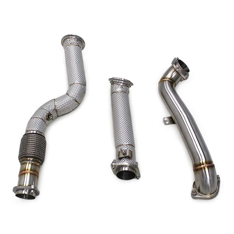 

RTS выхлопные трубы со свободным потоком для BMW M3/M4 G80/G82 3.0T 2019-2023, выхлопная система гоночного автомобиля, выхлопные трубы из нержавеющей стали