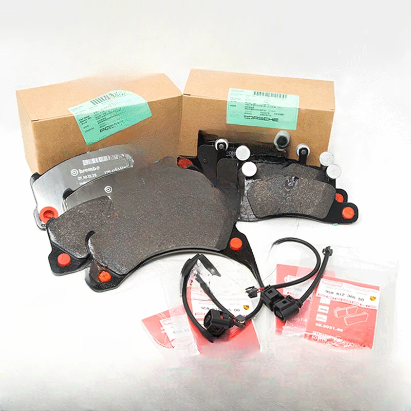 Front and rear brake pads