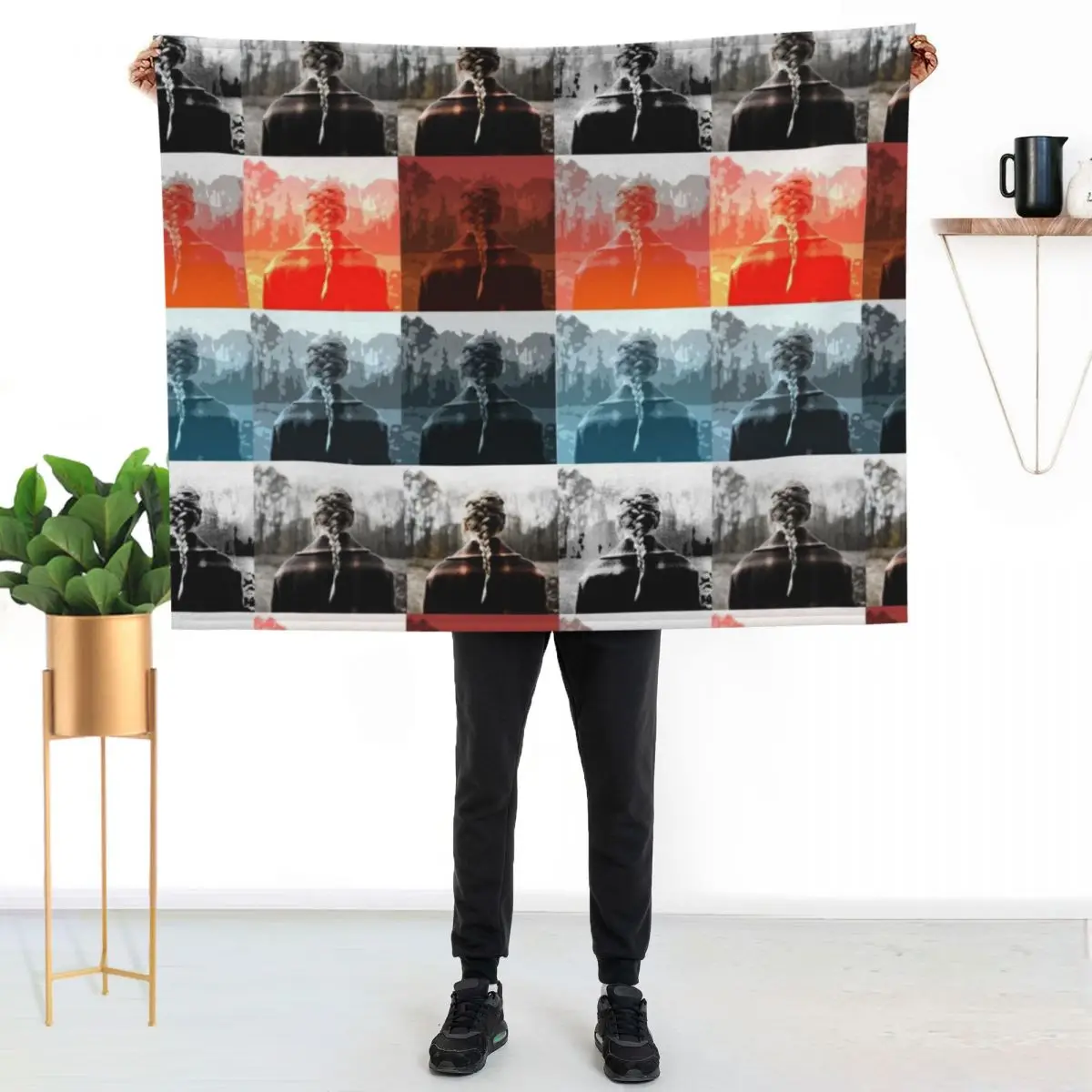 

Girl Evermore Throw Blanket Cozy Napping Blanket Gift for Mom Dad