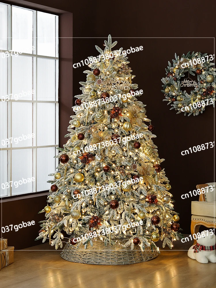 Gangheng Luxury Large Christmas Tree Home 1.5/1 Meters Nordic Ins Christmas Decorations Scene Arrangement