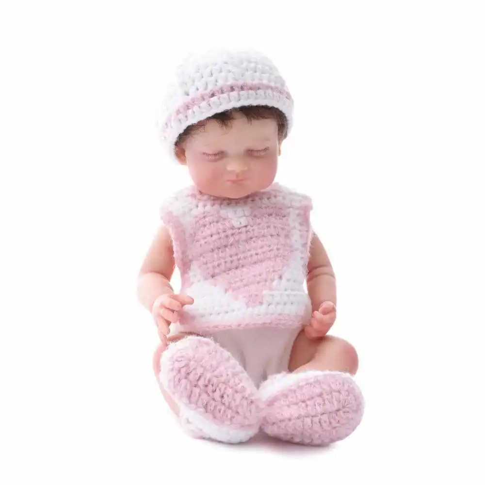 

Cloveray 12 inch Full Body Silicone Realistic Reborn Baby Doll Super Soft Silicone Doll Handmade High-quality Original Kid Gift