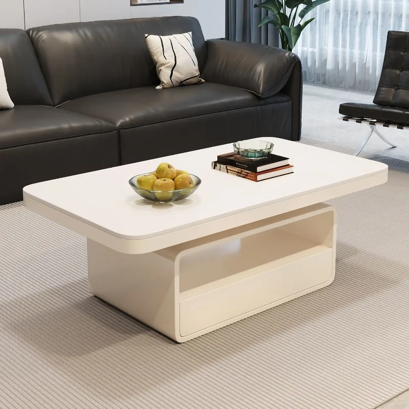 

Rectangular Nordic Coffee Tables Living Room White Luxury Coffee Tables Side Modern Designer Tavolino Da Salotto Furniture Home
