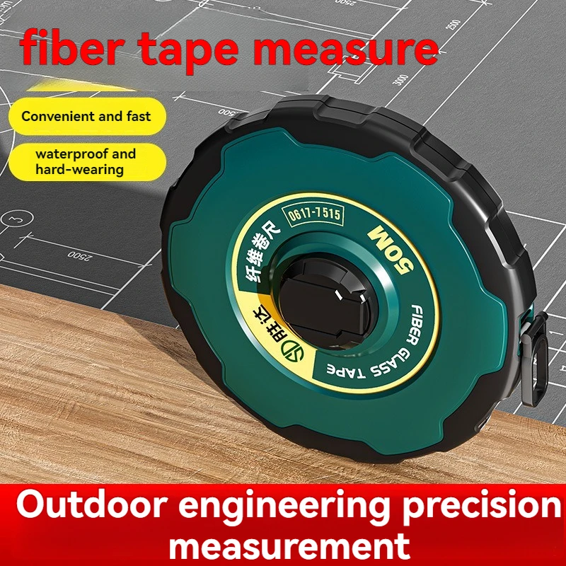 1PC Tape Measure 20m 30m 50m Fiberglass Tape Measure Double-Sided Tape Measure Measuring Soft Tape Measure