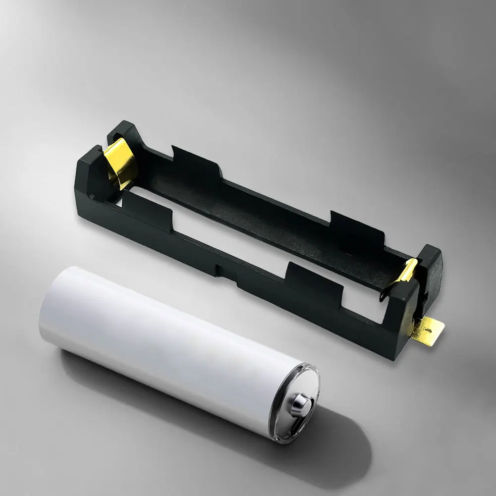 18650 smt suporte de bateria 18650 smd caixa de bateria com pinos de bronze recarregável 18650 bateria clipe titular caixa de armazenamento caso