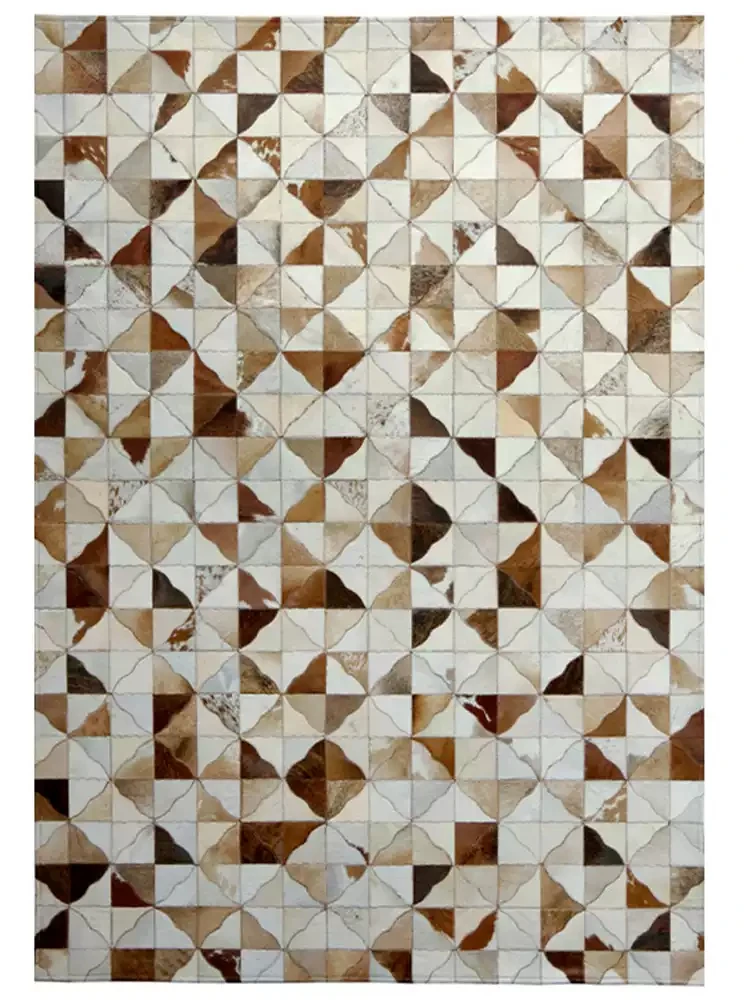 Высококачественный ковер из воловьей кожи, сшитый вручную Американский роскошный фотоковрик, модель журнальный столик для гостиной может быть настроена