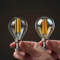 E27 LED Lamp Filament Bulb E14 220V Gold 12W 3W 4W 6W 8W G45 230V Edison Retro LED Light Bulbs 2200K G40 String Bulb