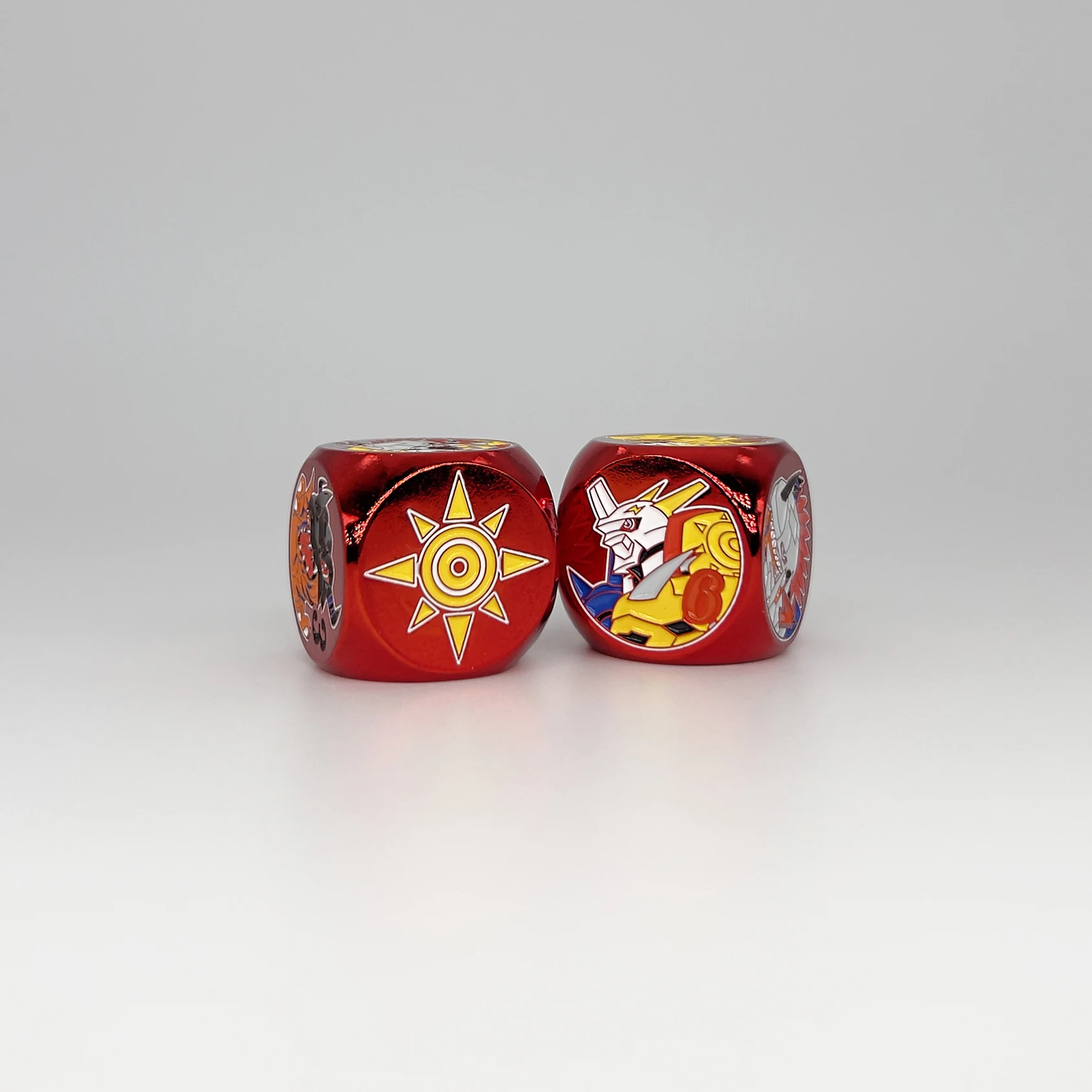 20 نماذج مغامرات ديجمون 1 قطعة النرد الحديدي Dtcg Ptcg Charizard السنجاب المعادن الأوجه النرد مجلس لعبة خاصة النرد دمى هدايا #4