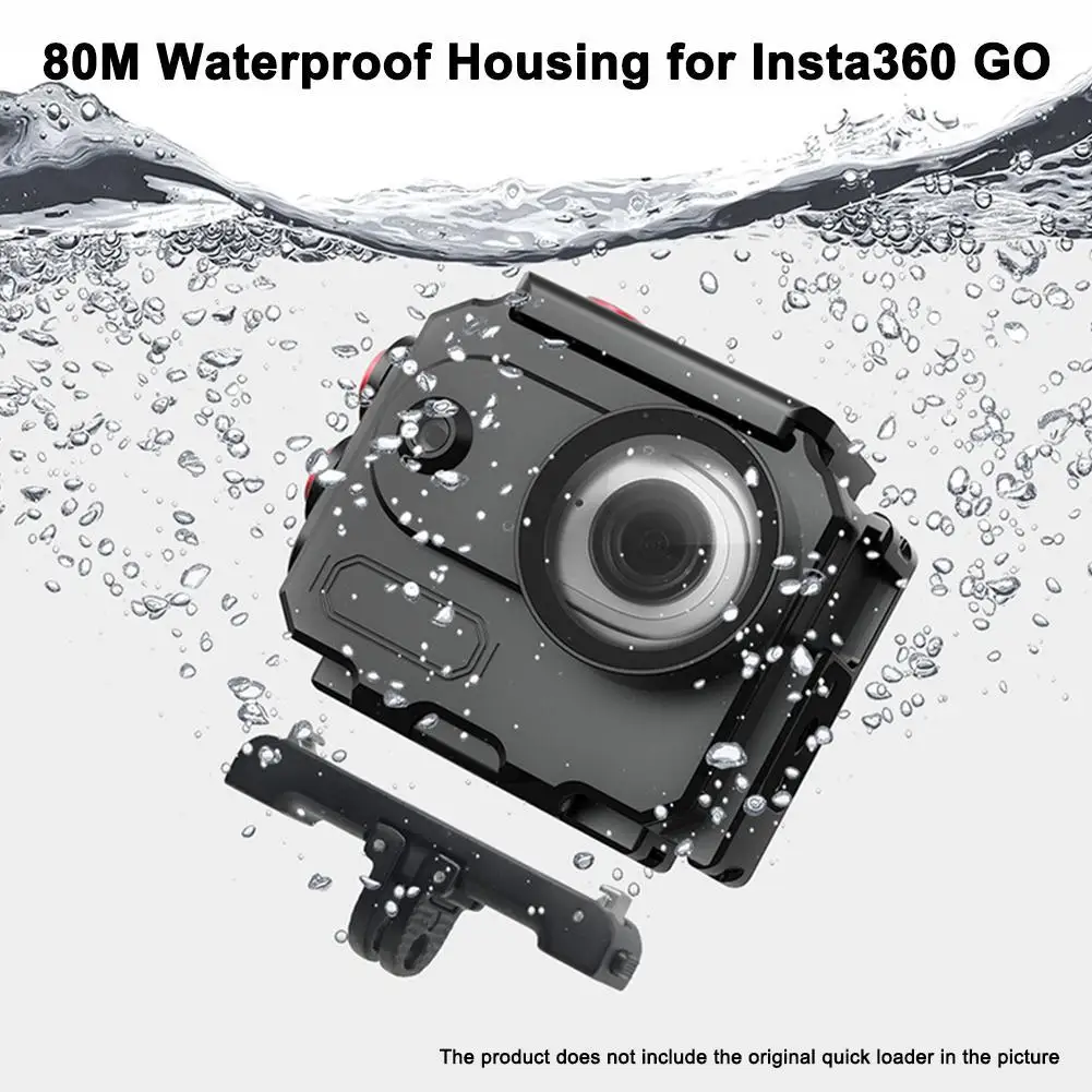 

Sports Camera Waterproof Case For Insta360 Go 3 Insta360 Go 3s 80m Diving Case Aluminium Alloy Protective Frame Accessory