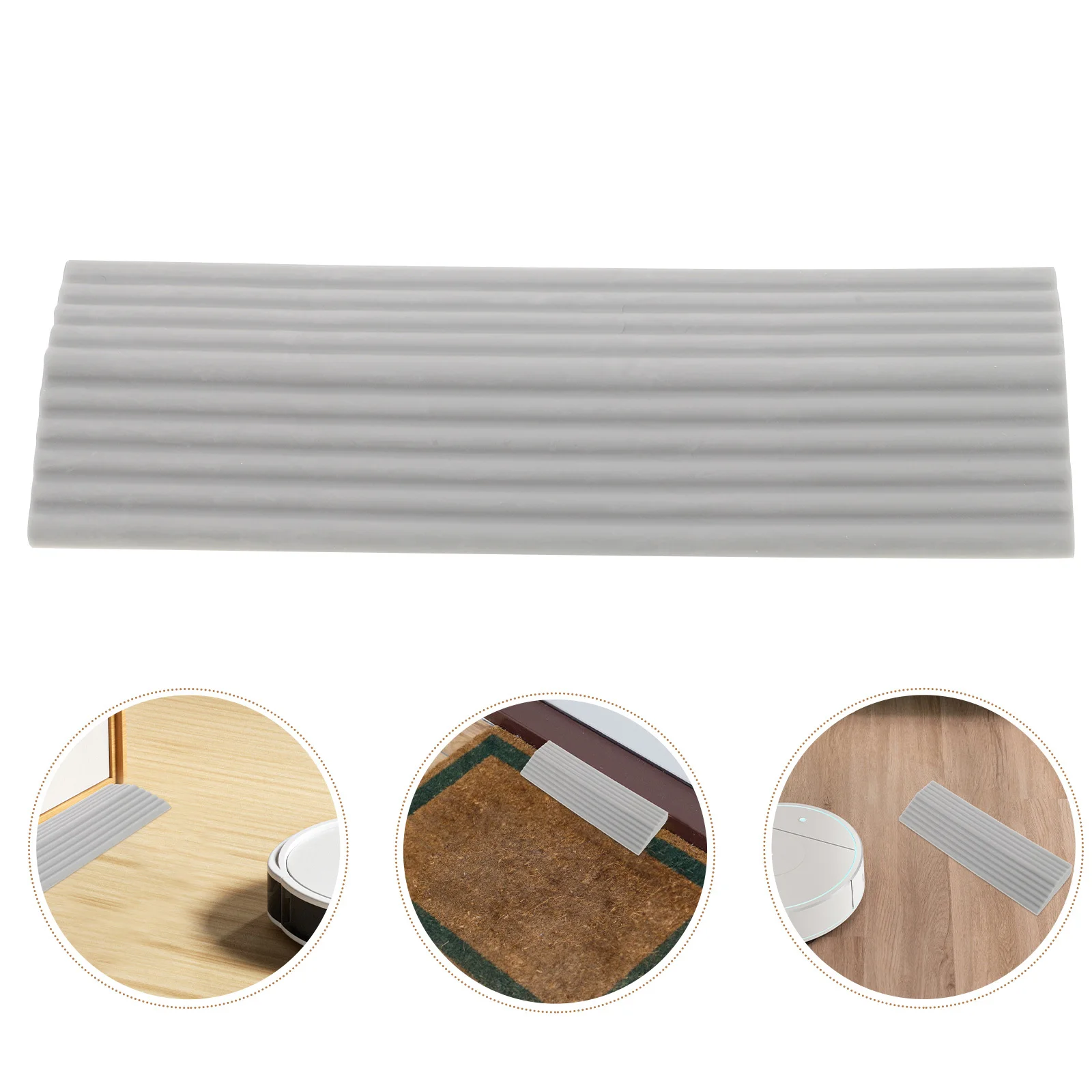 

Robot Vacuum Threshold Ramp Sweeping Mat For Doorway Bathroom Kitchen Durable Rubber Ramp Easy Installation Robot Vacuum Cleaner
