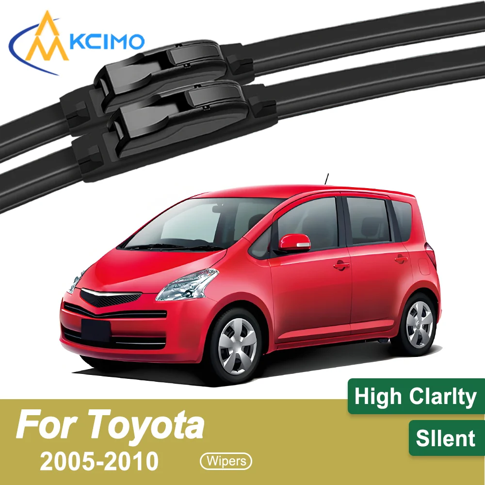 

Crystal Clear Driving 2PCS Windshield Wiper Blades for Toyota Ractis XP100 2005-2010 All-Weather Reliability Durable & Safe