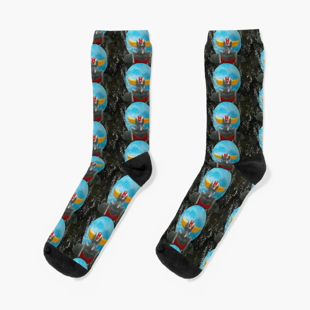 

GOLDORAK the prince of the galaxy Socks essential cartoon Climbing man Women Socks Men's