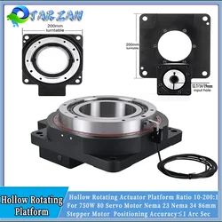 High Precision 360 Degree Turutable Hollow Rotating Platform For 80 Servo Nema34 86mm Stepper Motor Replace Cam indexer/DD motor