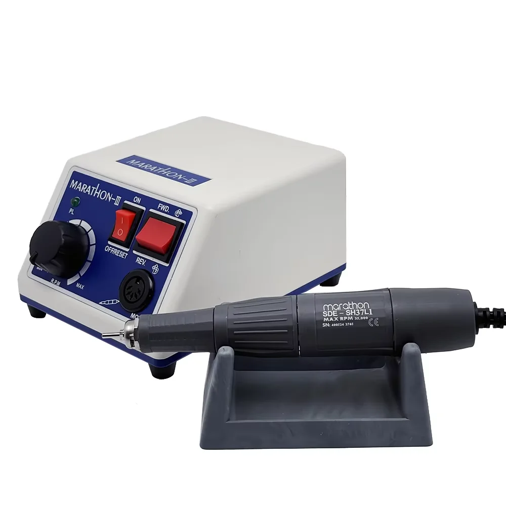 220V Dental Lab Marathon N3 Micromotor Set 35K RPM H37L1 Handpiece Electric Polishing Machine for Dentist Laboratory Equipment