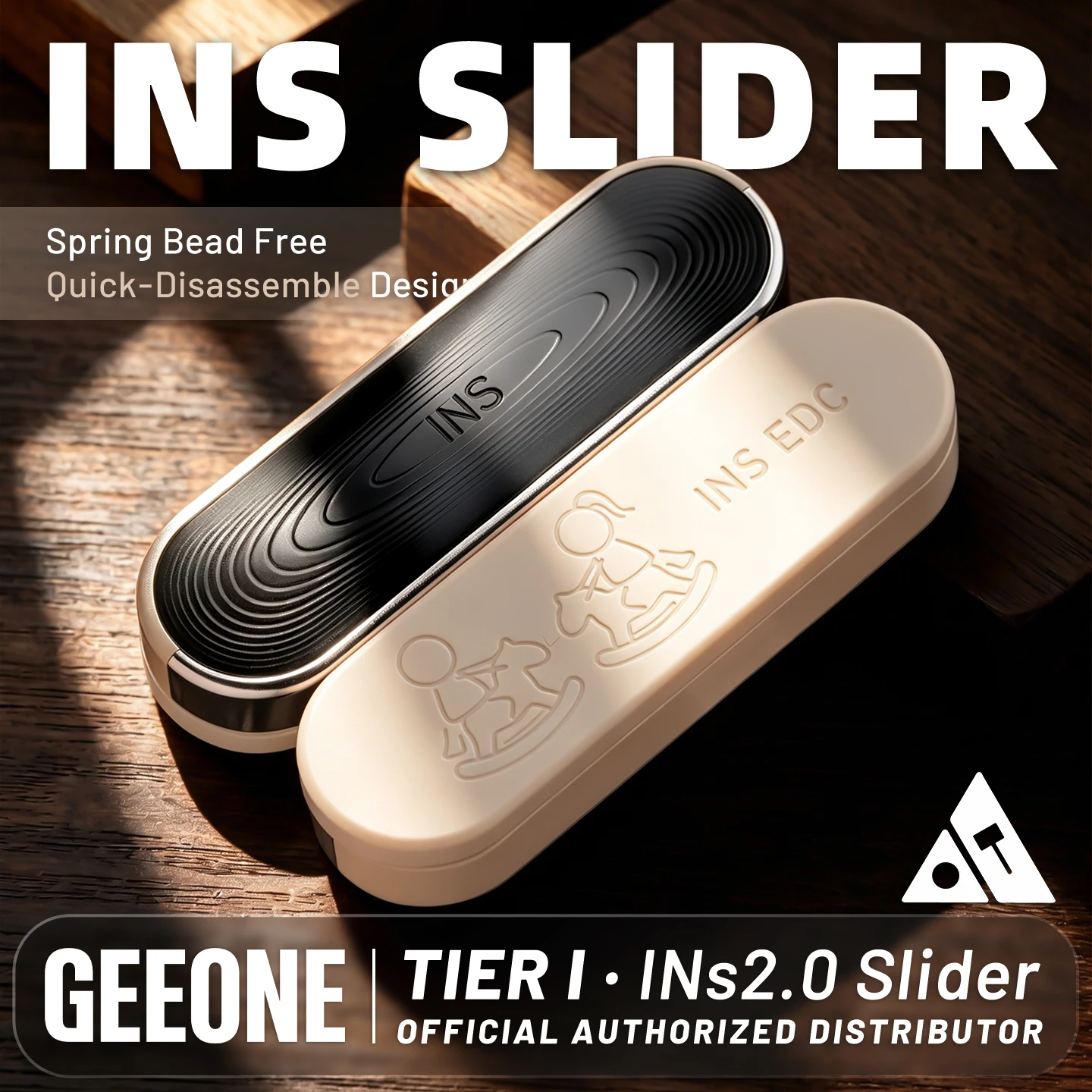TIER I Zirconium Alloy Patch PEEK Main Body PEEK Track + Stainless Steel Track Anxiety Toy Desk Toy Office Gadgets