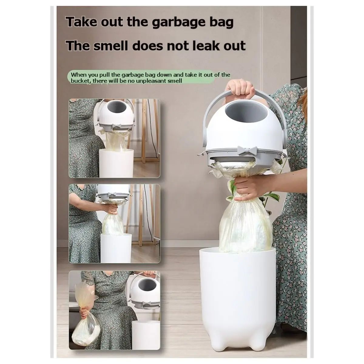 giftnew Diaper Pail with Airtight Lid 12L Odor Control Diaper Trash Can Odor-Locking Diaper for Babies Pets Holds 15 Diapers