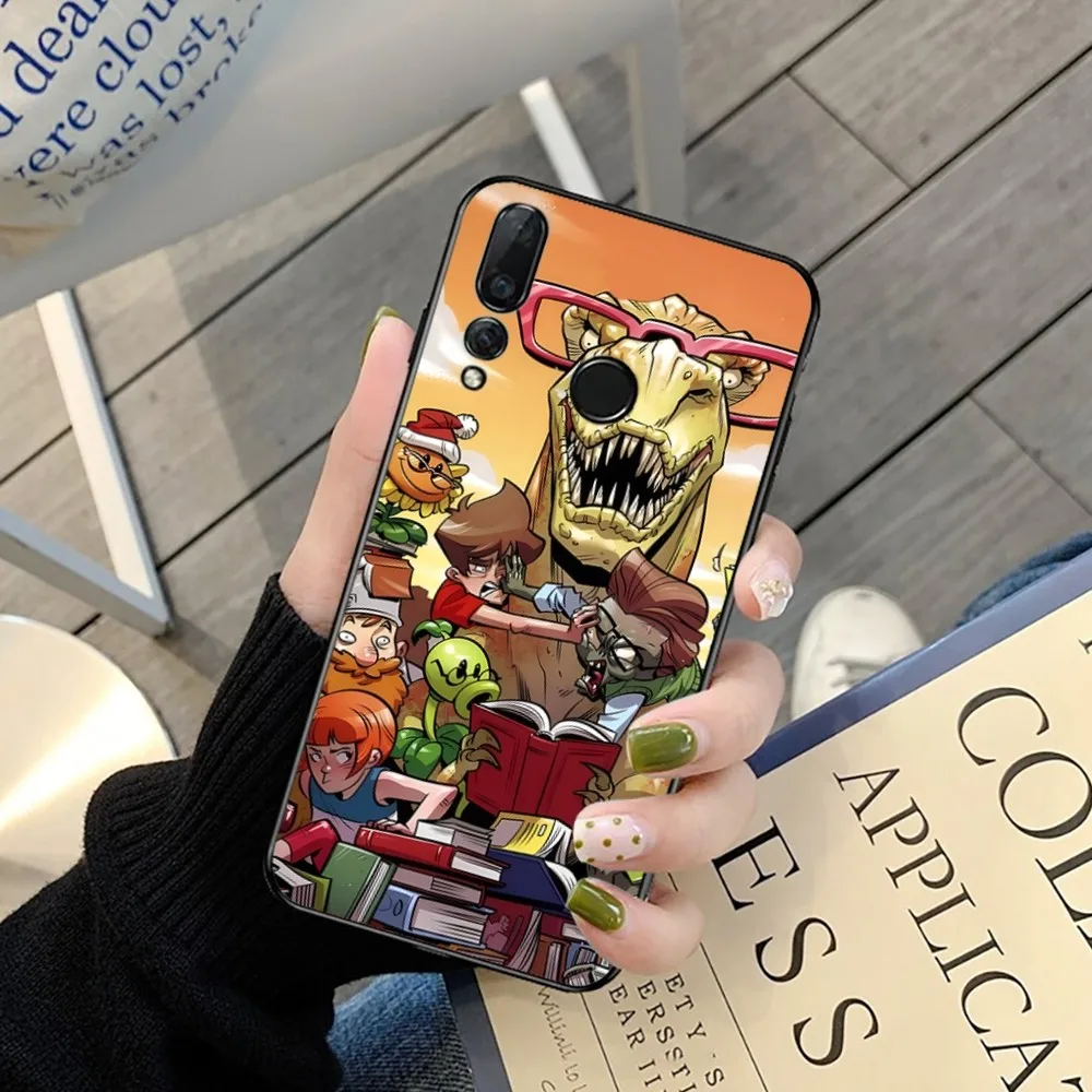 P-Plant-t VS Zombie-e iphone case For Huawei Y9 6 7 5 Prime Enjoy 7s 7 8 plus 7a 9e 9plus 8E Lite Psmart Shell