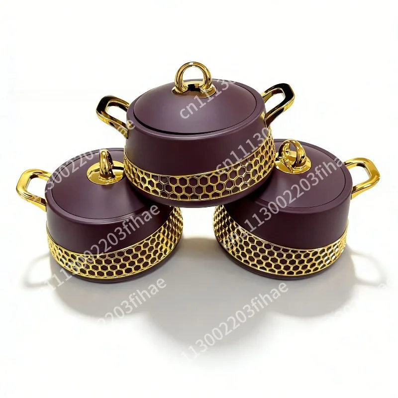 3PCS large capacity thermal insulation lunch box 2L 2.5L 3L set lunch box