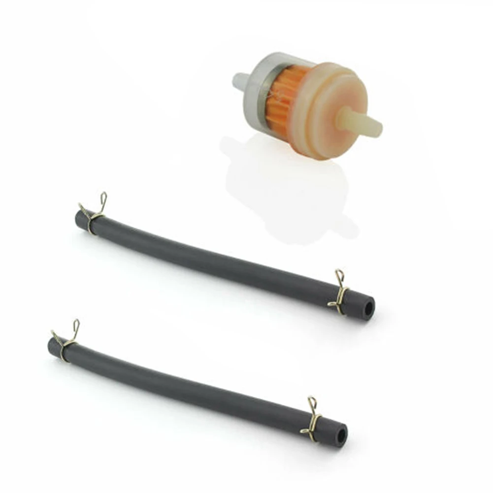 Home Outdoor Fuel Filter Petrol Filter Hose Fuel Filter 1 Set Parts Lawn Mower Replacements For Quad Moper ATVs