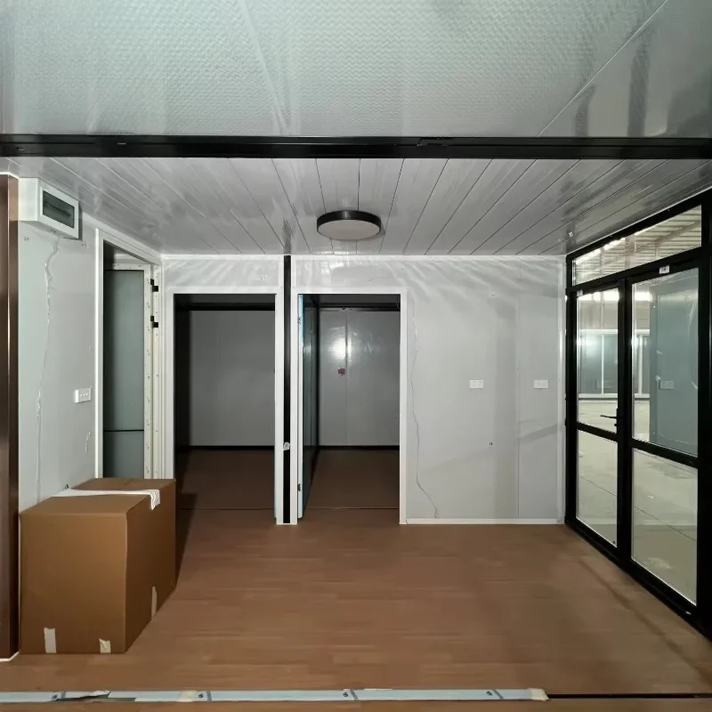 Luxury Modern Style 40ft & 20ft Mobile Home Competitive Price Prefab Expandable Container House Steel Office Use