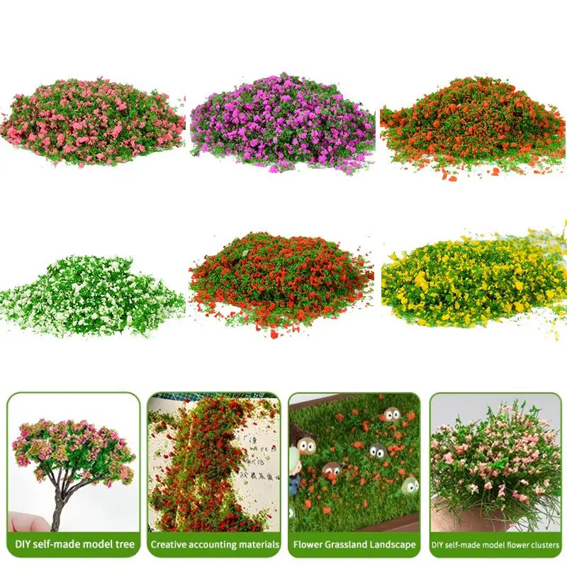 

60g Static Grass Powder Realistic Turf Flocking Material For DIY Diorama Sand Table Model Railway Landscape Scenery Decoration