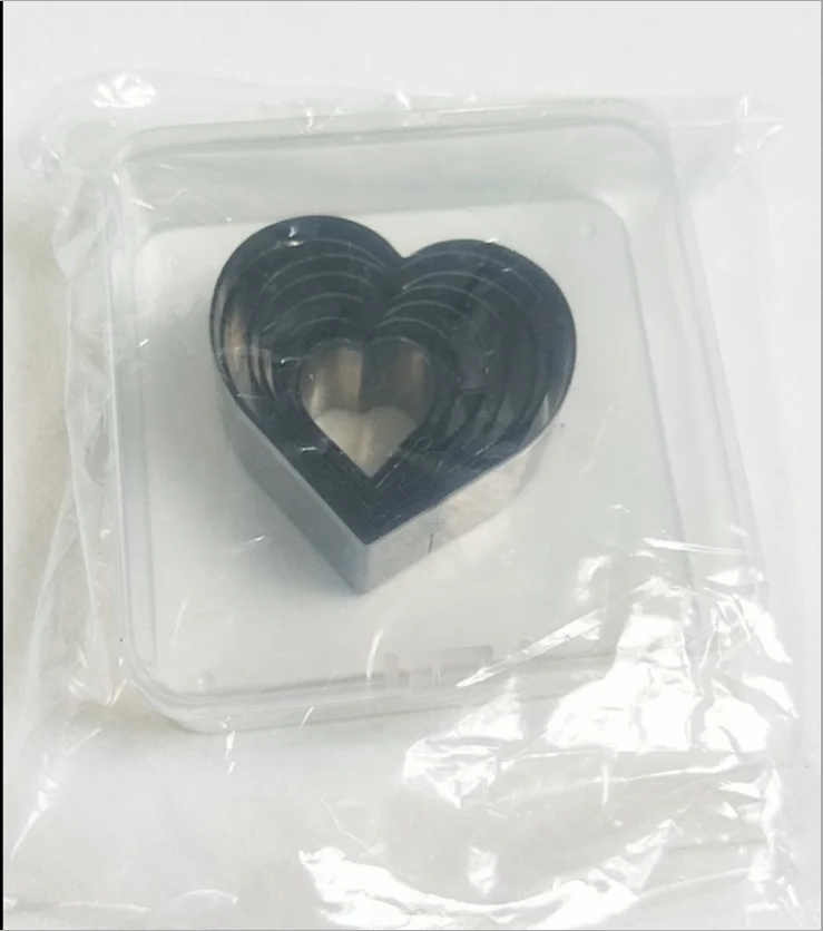 Japan Steel Blade Die Cut Steel Punch Love Heart Shaped Cutting Mold Dies Cutter for Leather Crafts 20 30 40 50mm