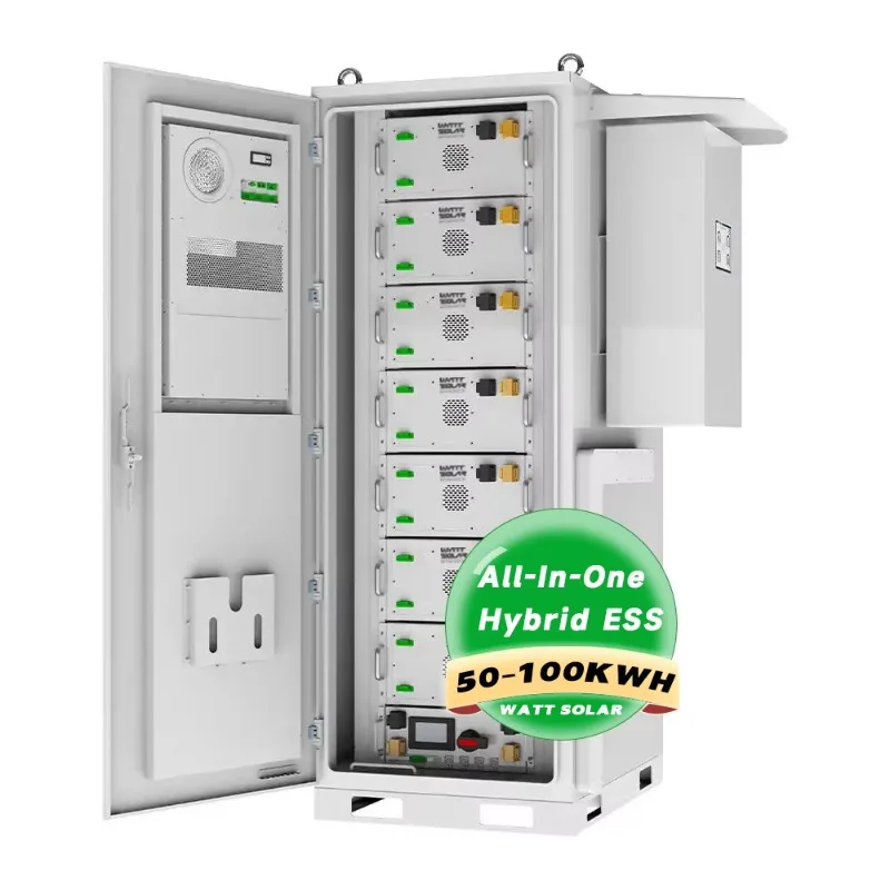 Solar Battery 50kw 100kw Energy Storage System Commercial Industrial 50kwh 60kwh 100KWh 200kwh Lifepo4 Batteries