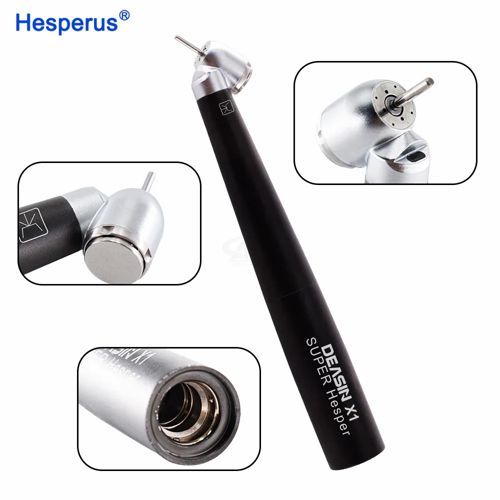 Den tal Surgery Handpiece 45 Degree Angle Head High Speed Steel Body Drill With Optic Fiber Compatible for K a vo Led Coupler