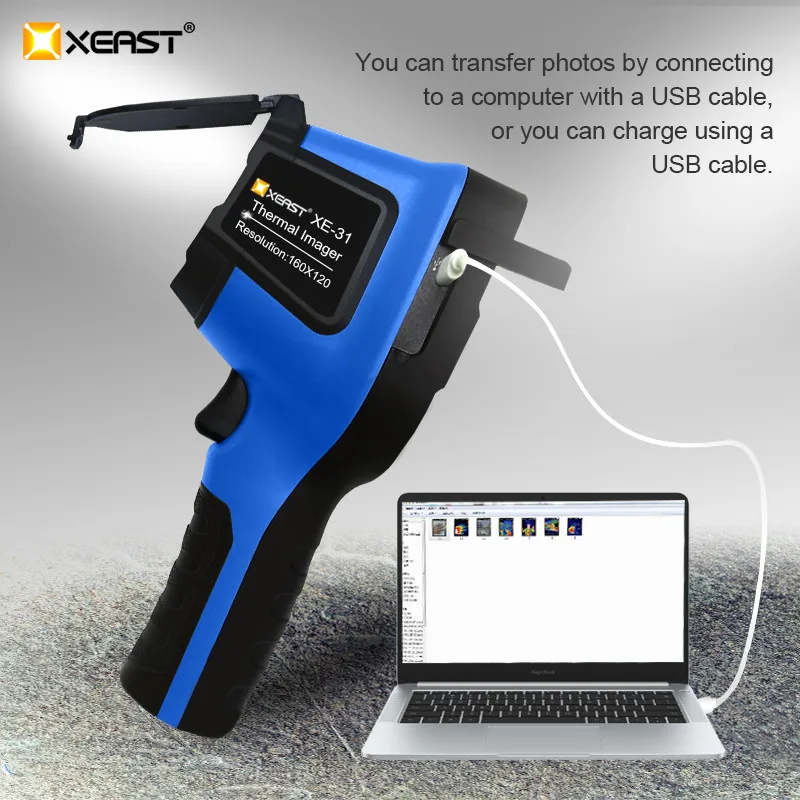 XEAST Handheld Thermal Imager HOT XE-31 Super Professional Ultra-precise Fault Detection 3.5-Inch High-Definition Color Screen