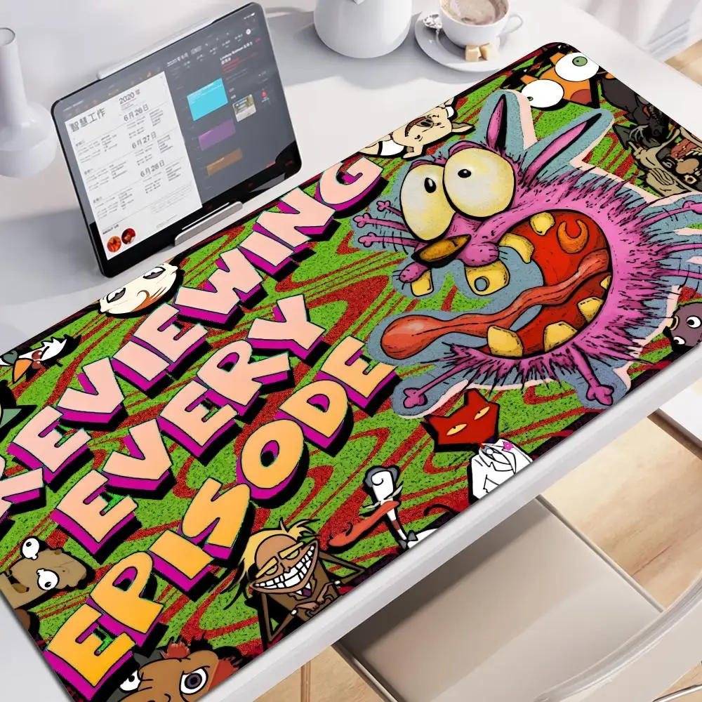 

C-Courage The C-Cowardly D-Dog Mouse Pad Non-slip Desk Mat PC Laptop Accessories Rubber Office Keyboard Large Gamers Decoracion