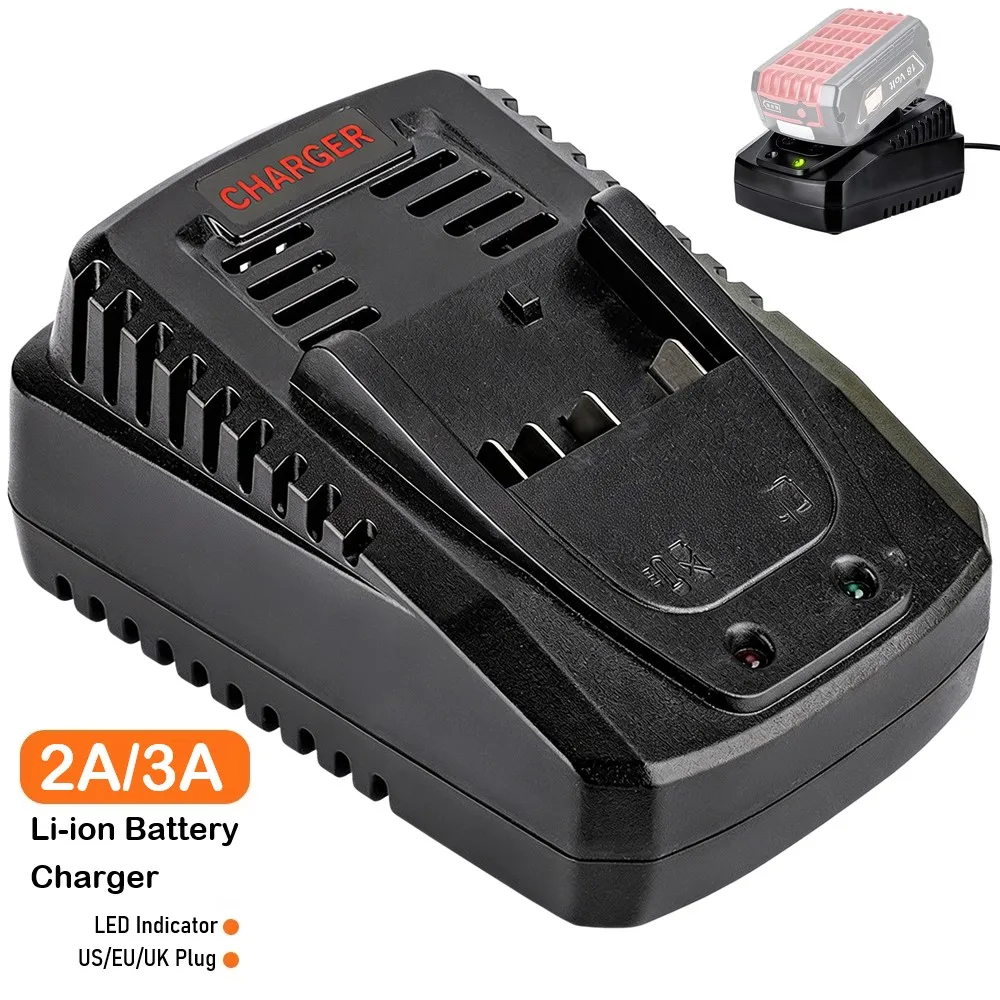 2A/3A Li-ion Battery Charger For Bosch With 2 LED Indicator Light 14.4V 18V Fast Charging For BAT609 BAT609G BAT618 AL1860CV