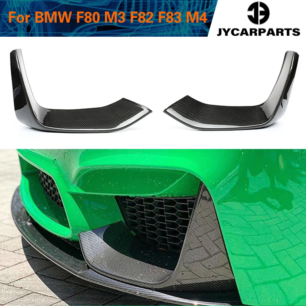 

2PCS Carbon Fiber Front Bumper Lip Splitters Flap Cupwings for BMW 3Series F80 M3 4Series F82 F83 M4 2012 - 2018 Splitters