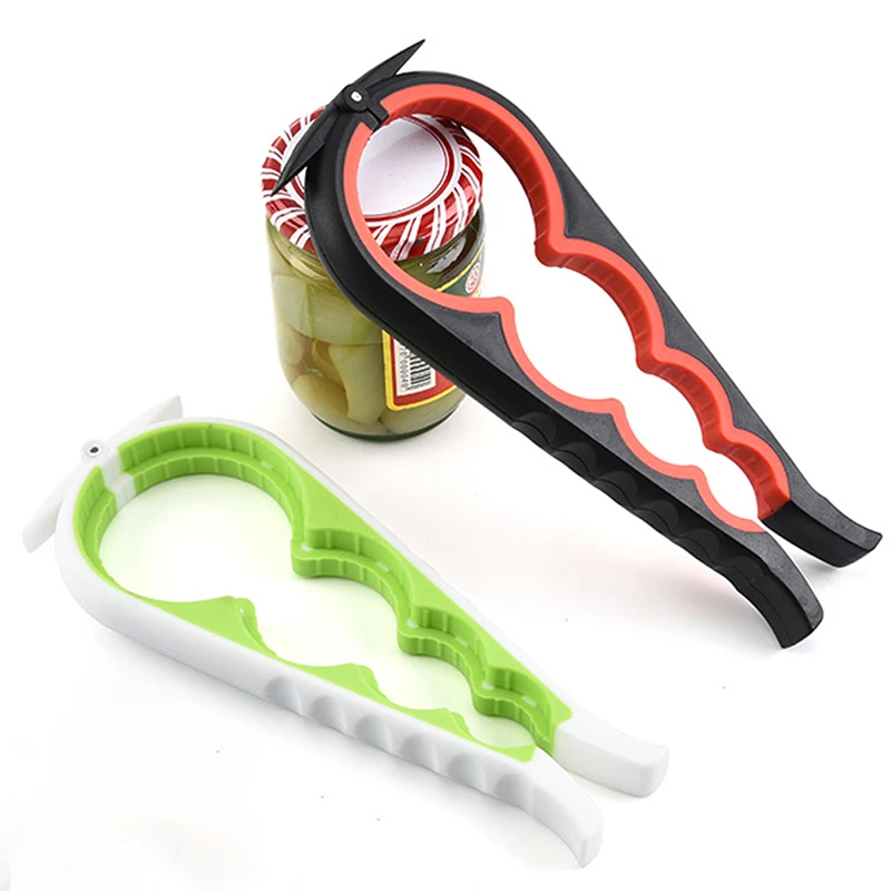 Can Opener Multi Functional Four In One Beverage Bottle  Cap Twister Position Anti Slip High Durability Easy Twisting Action