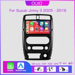 2din Android10 Car Radio Multimedia Player Carplay Auto GPS Navigation DSP NO DVD For Suzuki Jimny 2007 2008 2009 2010-2012