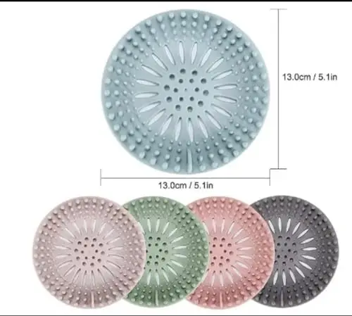 

Hair collector and drainage protector, suitable for sinks, bathtubs, showers, laundry rooms, made of 5 pieces.